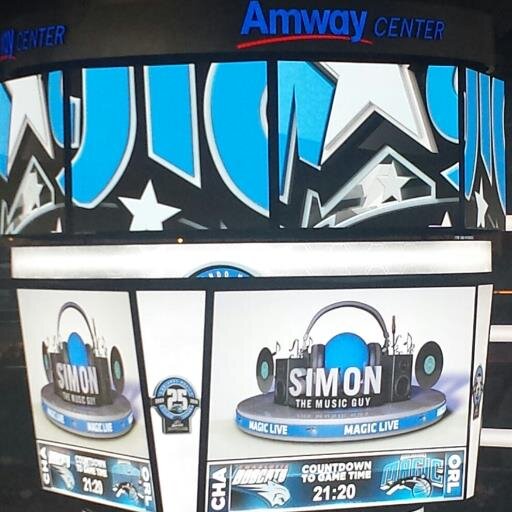 The guy behind the music & SFX at Orlando Magic home games
