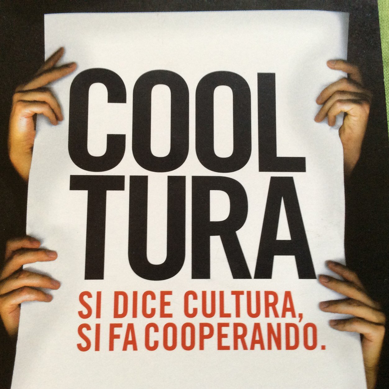 Legacoopcultura è il settore di Legacoop Nazionale che segue le cooperative che operano nella produzione culturale (performing arts, cinema, eventi, ...)