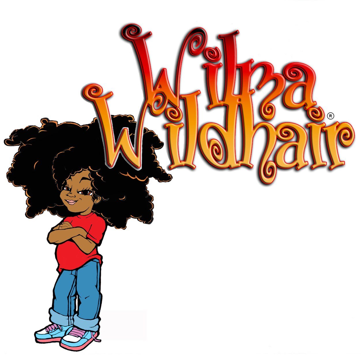 Wilma is a spunky 8 yr. old who loves science & her wild curls. Forget the dresses, follow this tomboy in a children's book series about her wild adventures.