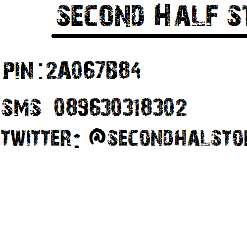 SecondhalfStore's profile picture. Melayani pembuatan T-shirt,Hoodie,Sweater,kemeja,jaket. Dengan design sesuai keinginan sendiri! Sample? Liat Fav! Pin: 2A067B84 / 089630318302