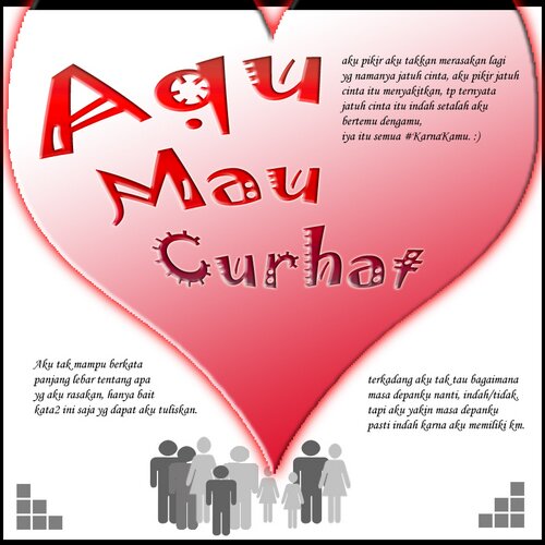 Tempat Curhat Untuk Temen-Temen Yang Lagi Galau Sedih Ataupun Gembira ☹☺ Luapkan Isi Hatimu Sesukamu Dan Berceritalah Sesuai Yang Kamu Rasa Saat Ini ♥ ♥ ♥ ♥