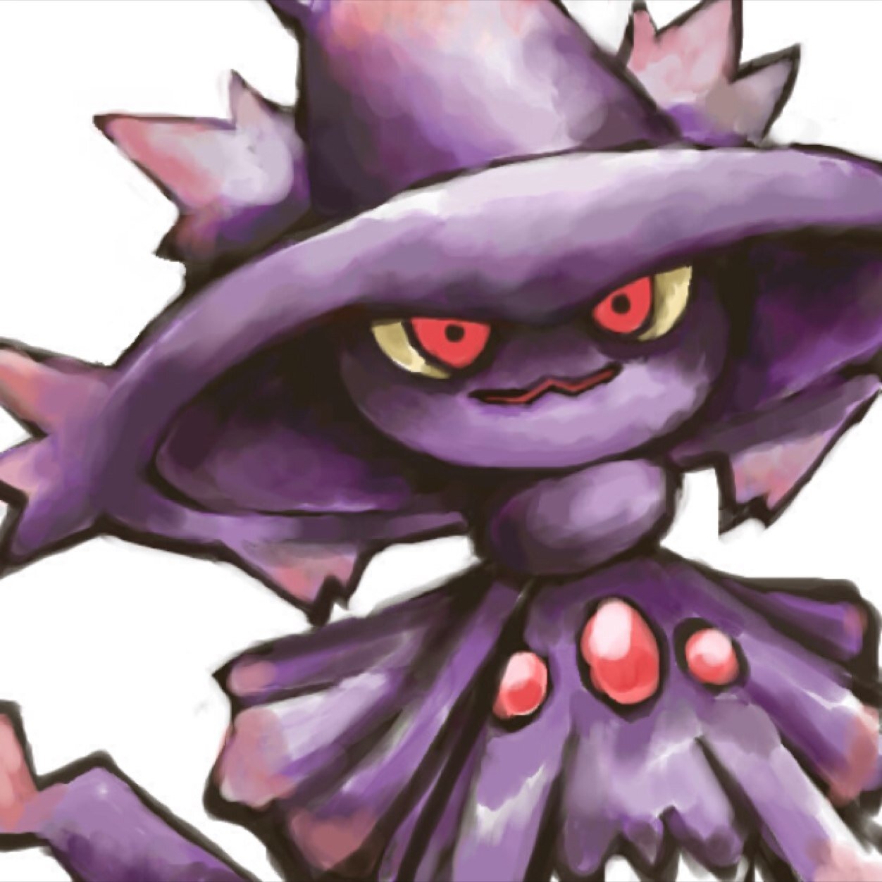 Mismagius~?
~{Female,Level 50,Wild,Single,Serious,Moves: Protect,ShadowBall,Psywave,and Psychic }~