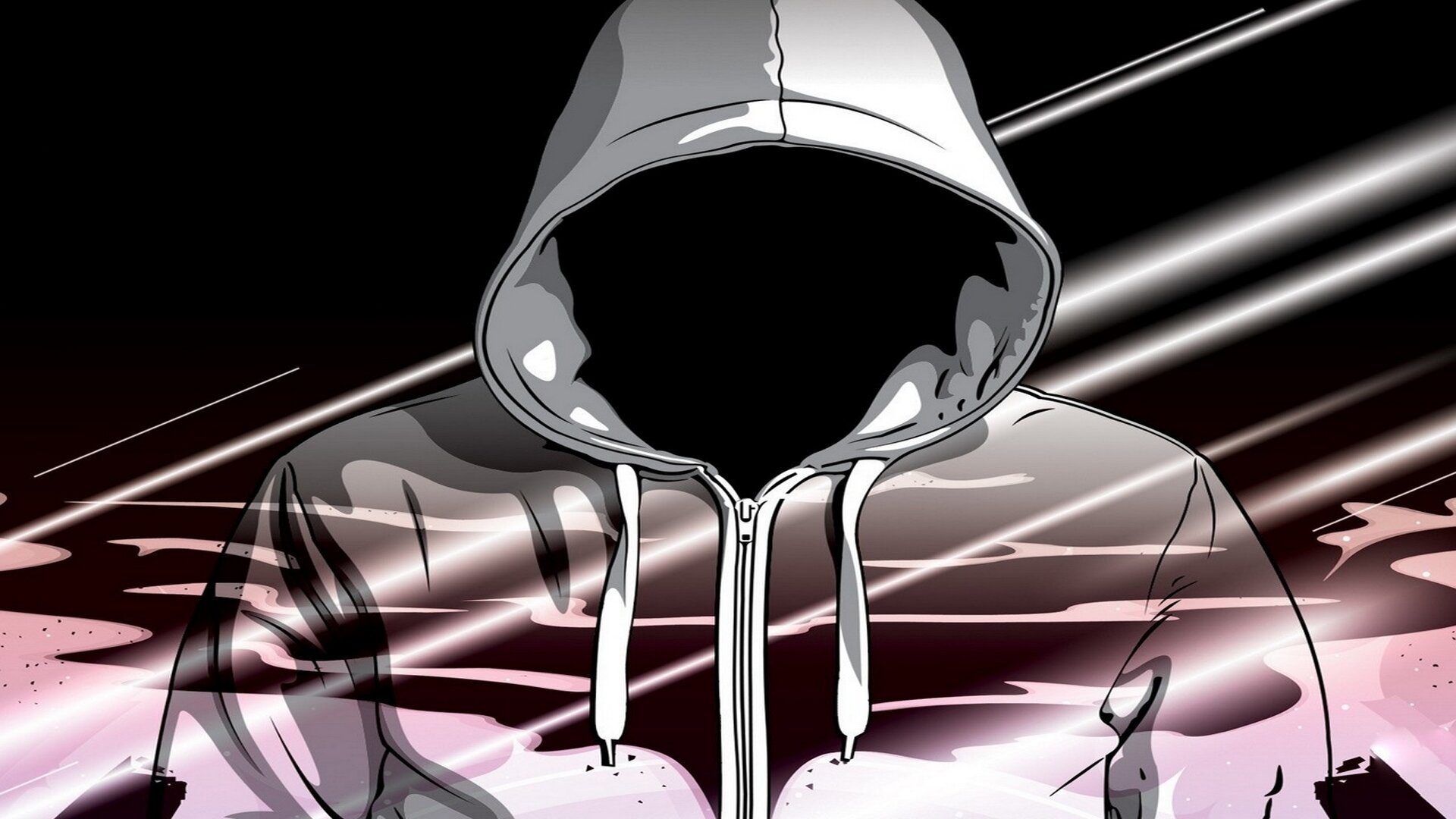 Anonymous man with a mask on my face - 1337