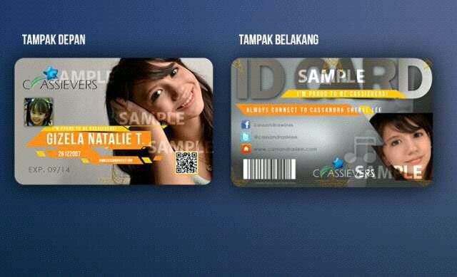 CassieVers Card. Rp. 25.000 for 1 Card. Transfer to our rec BCA 5445049546 thx. A/N Vania contact our email; @cassandraslee.com.