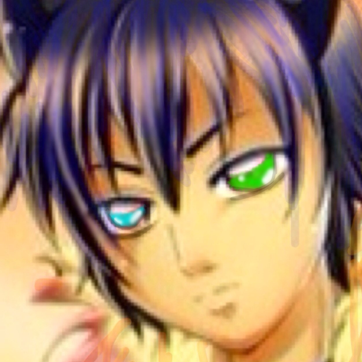 A stuburn Carefree cocky Hotheaded and awkward typhlusion gijinka with a fiery temper Lvl:75  pg13 rps only in love with @pikachuxapple