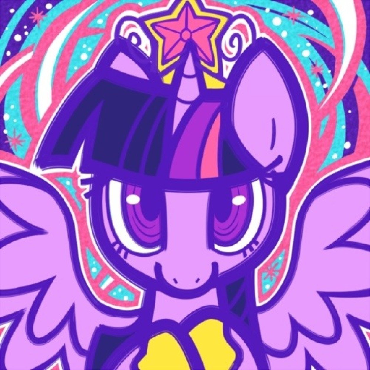 Im Twilight Sparkle! I live in a tree and read books about magic!