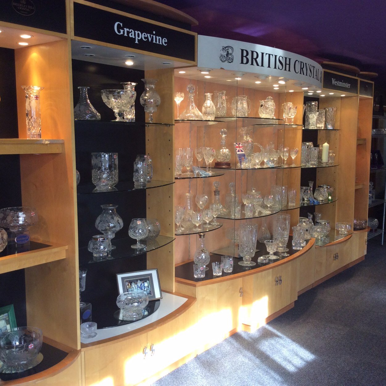 The future of British Handmade Crystal, We don't put imported Crystal into fancy packaging, We put guaranteed British Handmade Crystal into British packaging.