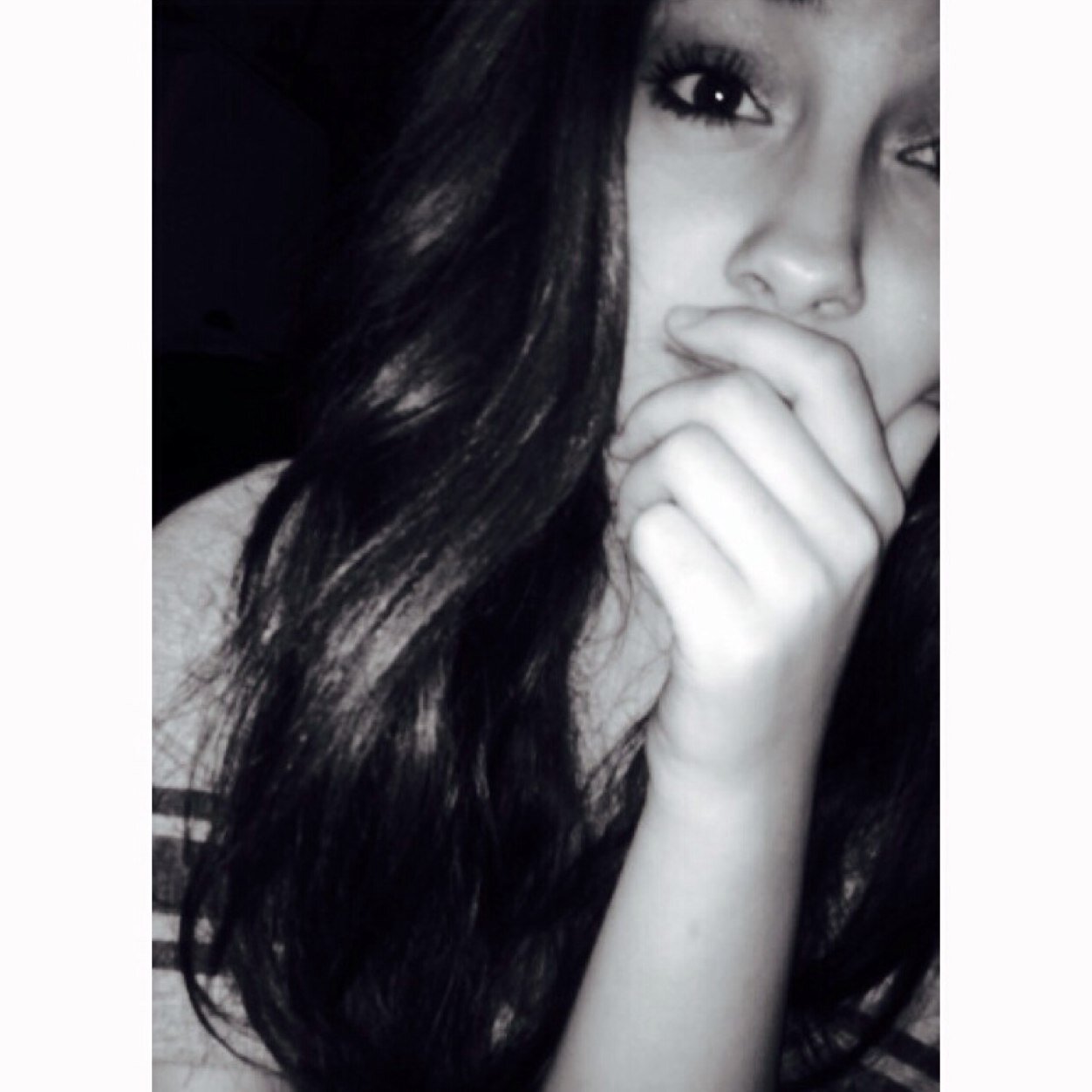 Patiently waiting for them to notice me.