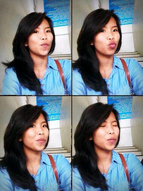 Jangan cuma kepoin aku lewat tweetku atau tanya2 soal aku ke temen2ku, coba kalo berani tanya langsung? Haha
