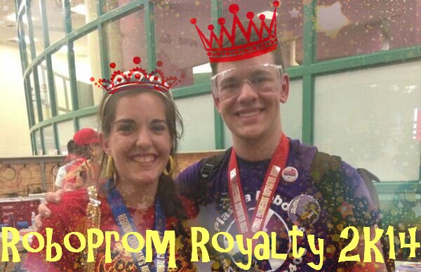 RoboPromRoyalty's profile picture. RoboProm King and Queen 2k14:
Kinney and Michelangelo
Robots Robots Robots Robots #omgrobots