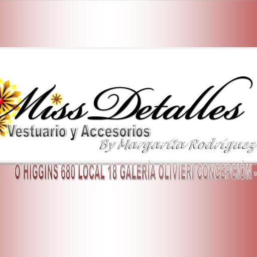 VESTUARIO Y ACCESORIOS - HAND MADE DESIGNS By Margarita Rodríguez O Higgins 680 local 18 Galería Olivieri Concepción - Chile