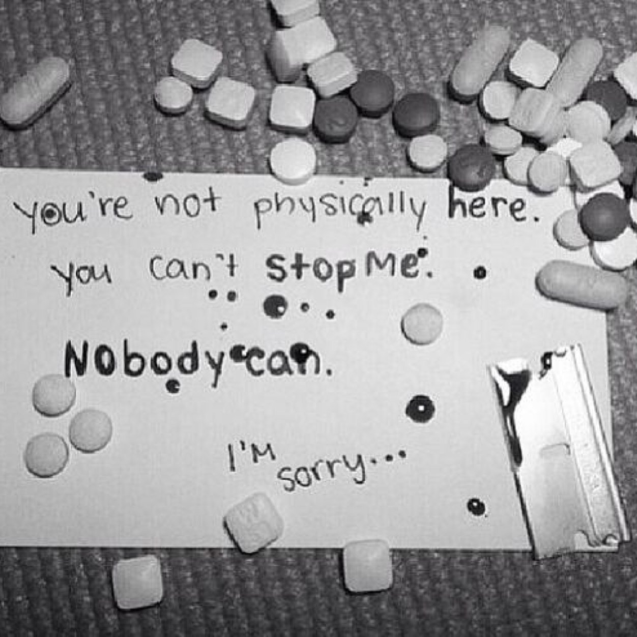 I dont want to be here anymore..