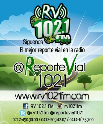 Reportero vial de RV 102.1FM Altos Mirandinos & RV 103.5 FM Vargas.