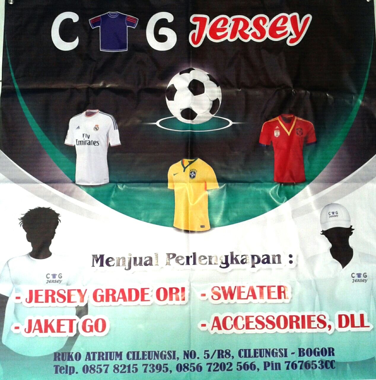Menjual perlengkapan jersey G.O/P.I, jaket GO, sweater, acessoris, dll.pin 2617784E