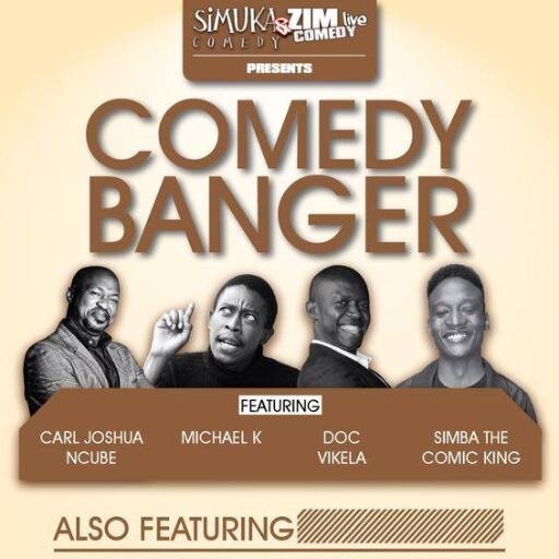 Zim's first ever TV standup comedy series!Filmed every Sunday at Book Cafe at 7PM,entry FREE...COME ALONG IF U WANNA BE ON TV!