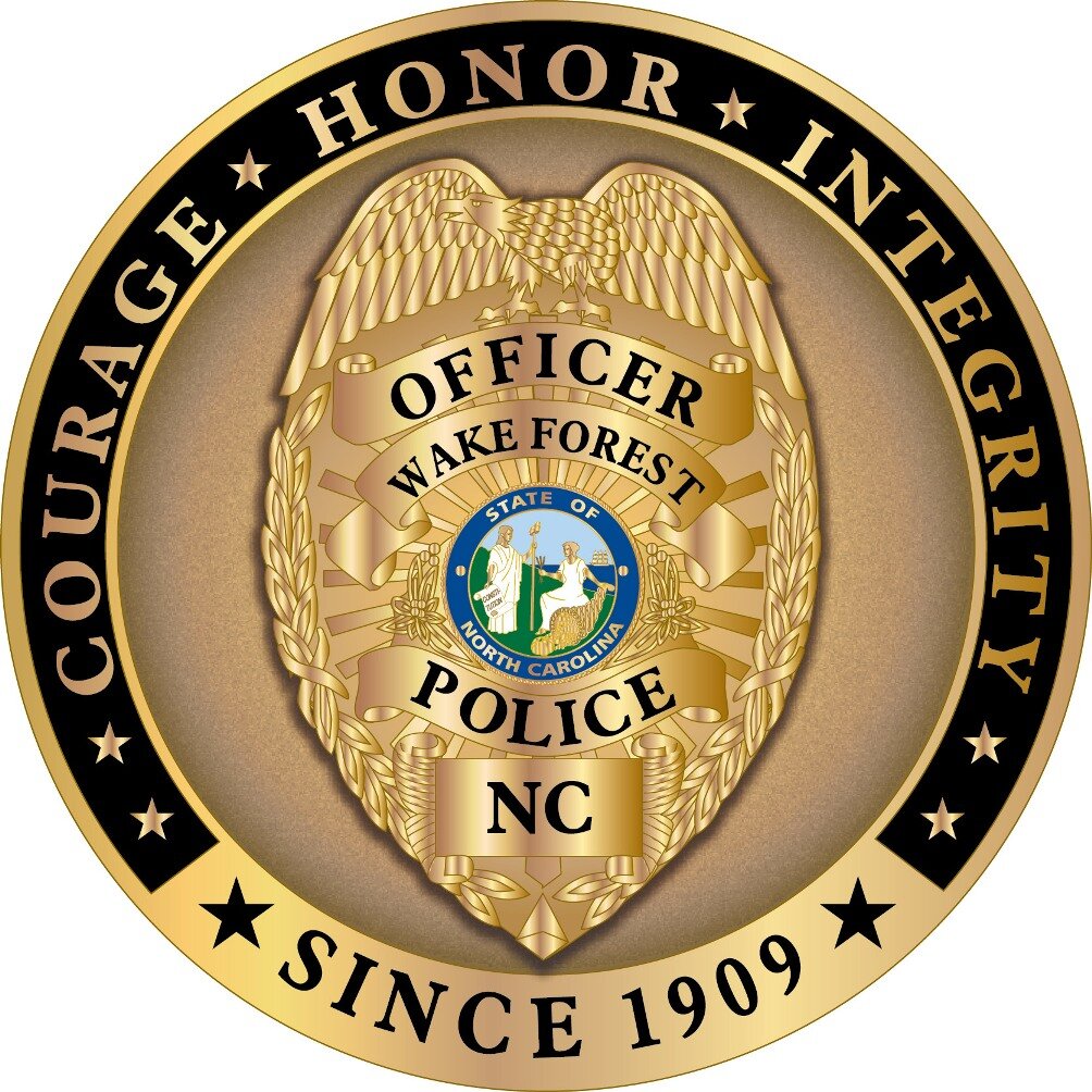 The Wake Forest PD strives to ensure public safety, enhance our community's quality of life & nurture public trust by preventing crime with honor and integrity.