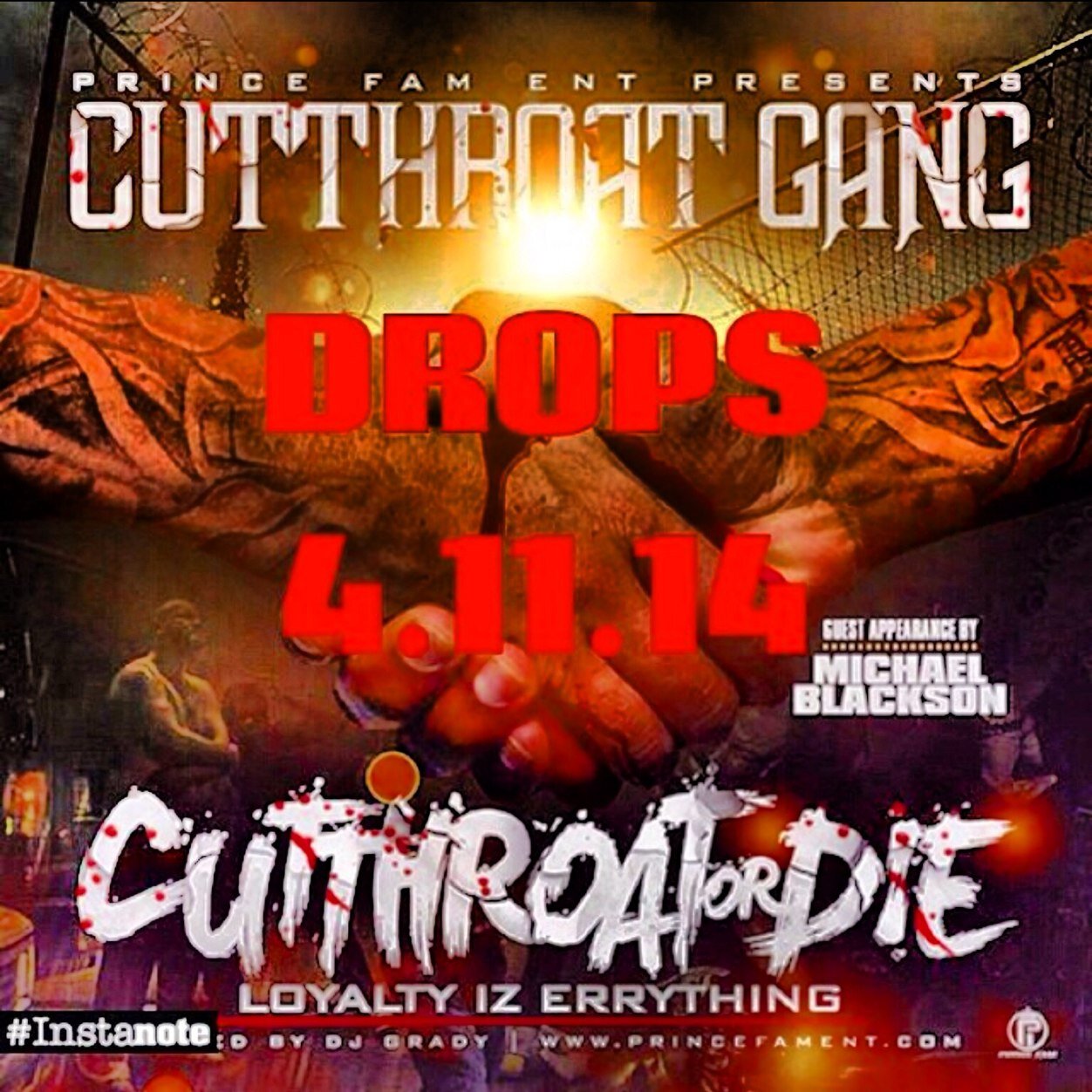 CUTTHROAT OR DIE (LoyaltyIzErrything) AVAILABLE NOW @ http://t.co/1u3tIGOLt8!!! Follow us on twitter @cutthroatsuavey @popdaczar @flyjet7