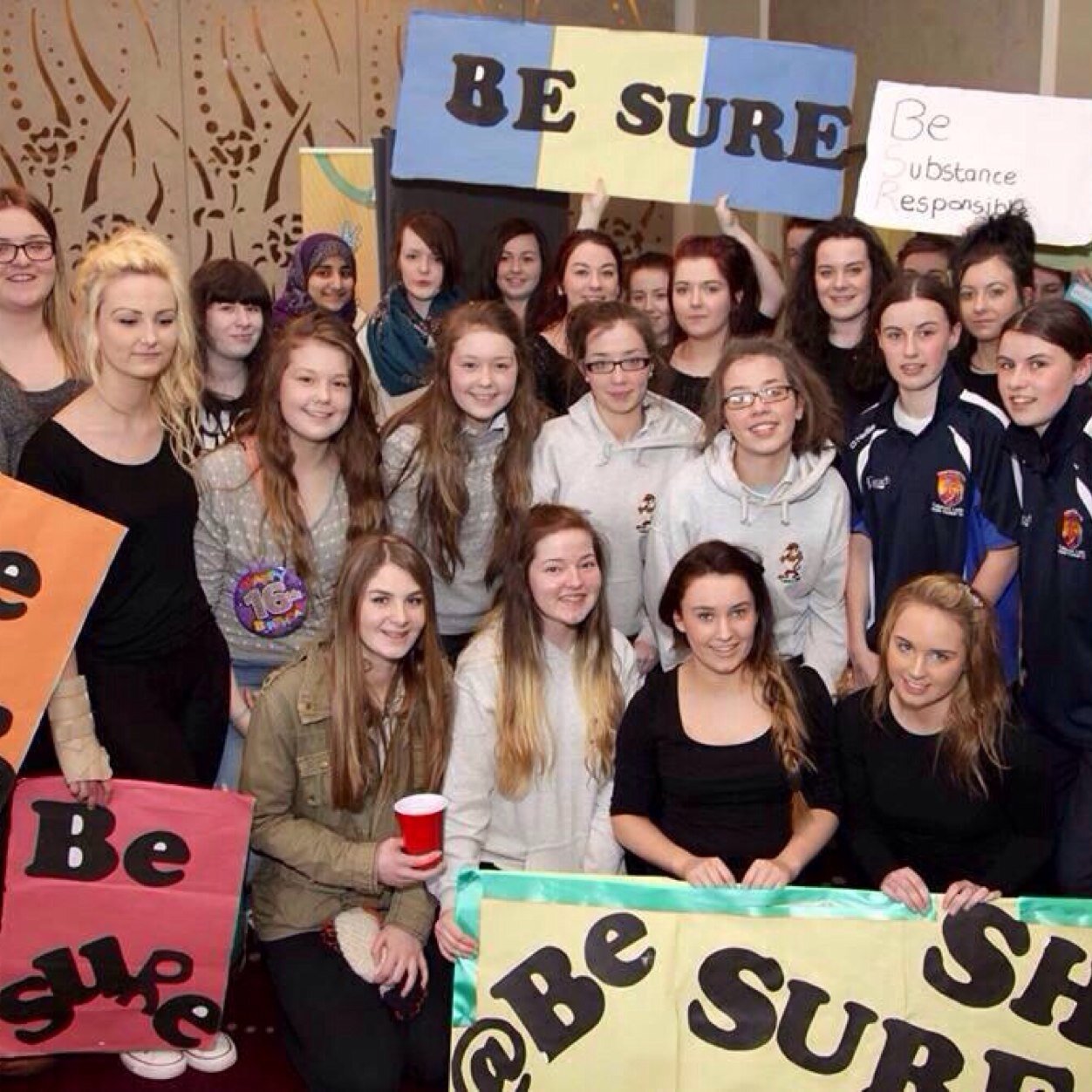 Transition Year YSI Class, teaching teenagers how to Be SUbstance REsponsible #BeSure