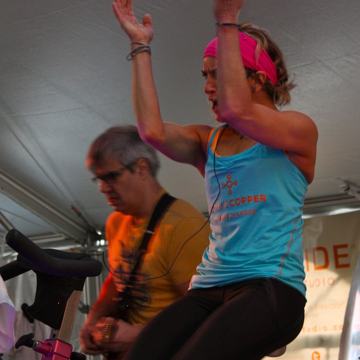 Co-owner of JoyRide Cycling Studio in Westport. Indoor cycling and Pilates instructor.