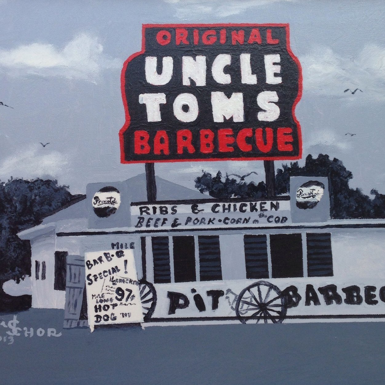 A Miami landmark, Uncle Tom's BBQ has reopened & staying true to the brand's original recipe for success from its inception in 1948. Takeout/delivery available.