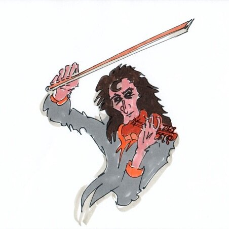 Hello, I am the one, the only, Niccolò Paganini. I time traveled to you from the past to the present. Mille Grazie for following. #violin