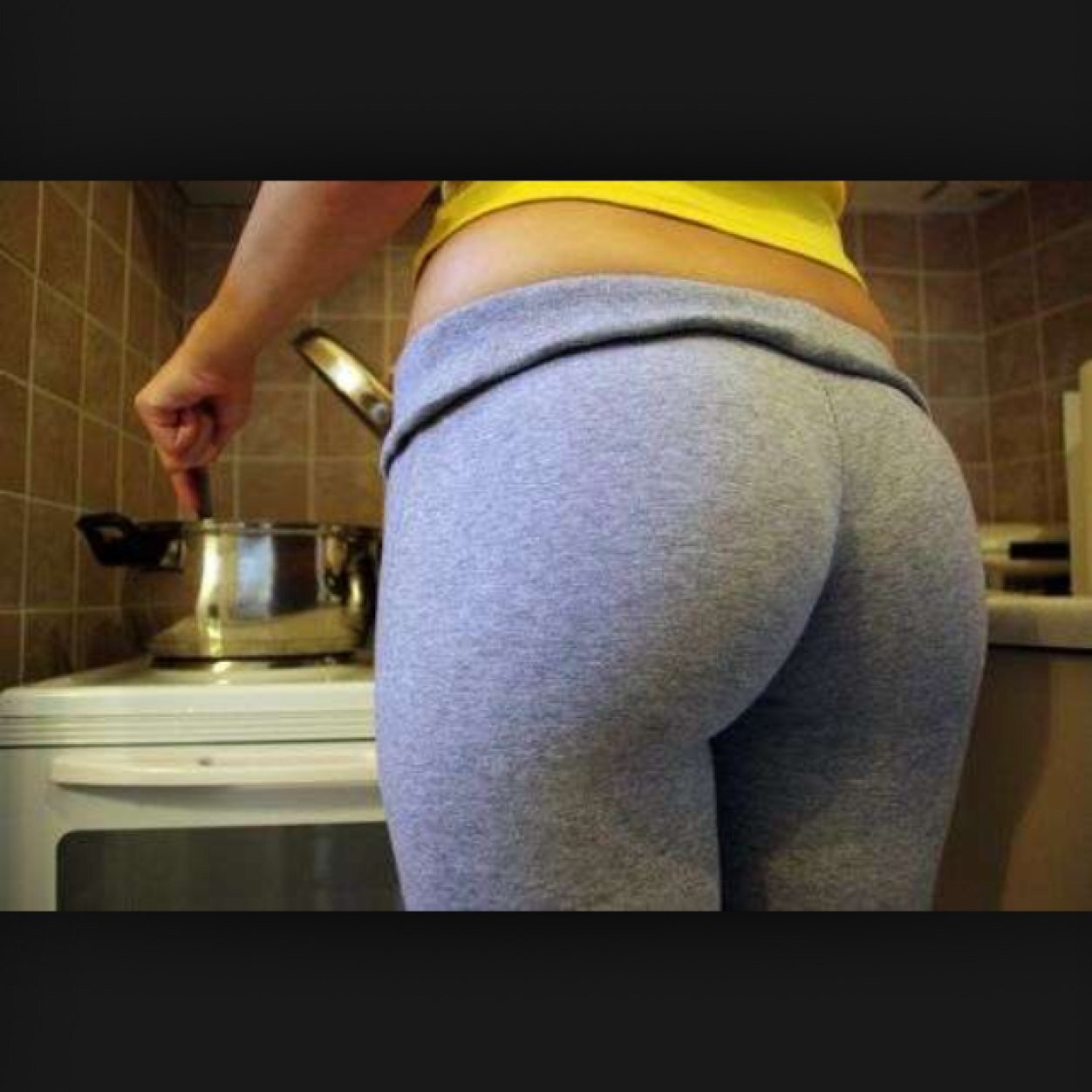 Yoga pants are the best.