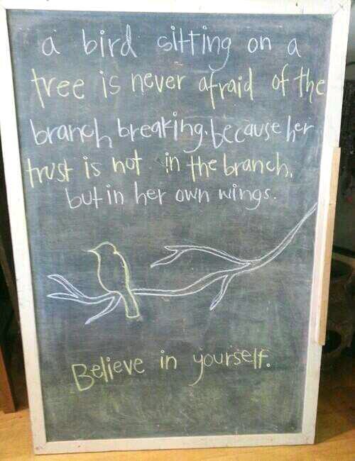 just be yourself
