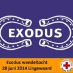 Officiele Twitteraccount van Organisatiecomite Exodus wandeltocht. Altijd de laatste zaterdag van juni. Afst; 7, 10, 17, 25 en 42km. Info@exodustocht.nl