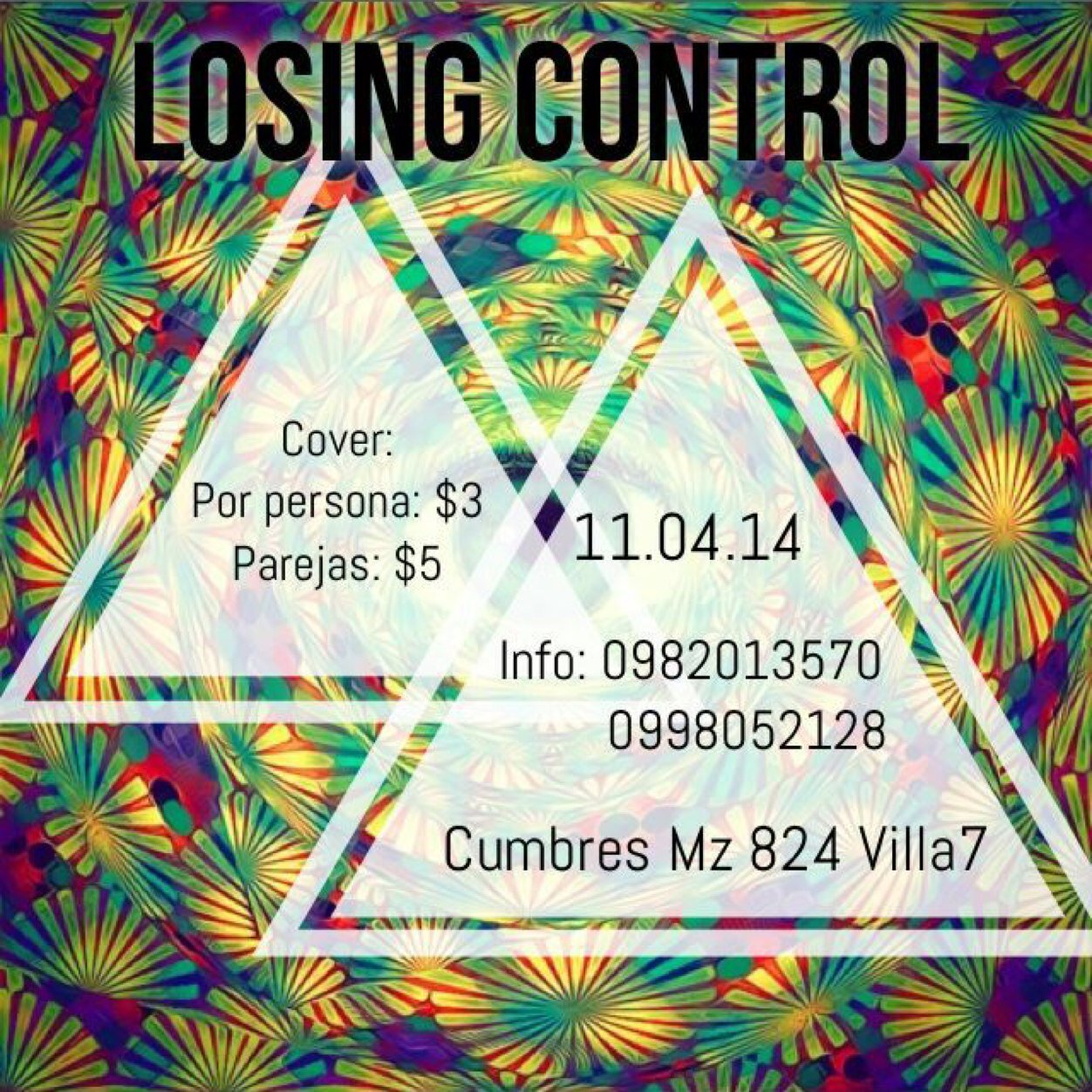 Viernes 11 de abril Cumbres mz 824 villa 7 preguntar por familia baldeon