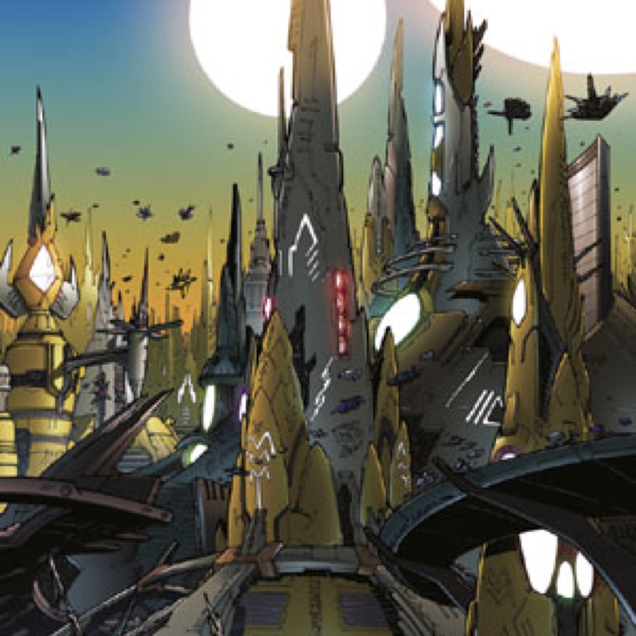 Cybertronian city