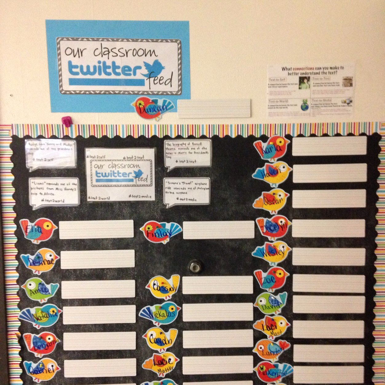 2ndgradeconnect's profile picture. 2nd grade class ready to make text-to-text, text-to-self, text-to-world, and text-to-media connections while reading!