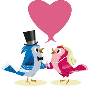 Social media for your wedding: Personalized #tweetheartus posts on Twitter, Instagram, Vine, Pinterest, Facebook wedding page. 760-537-0012