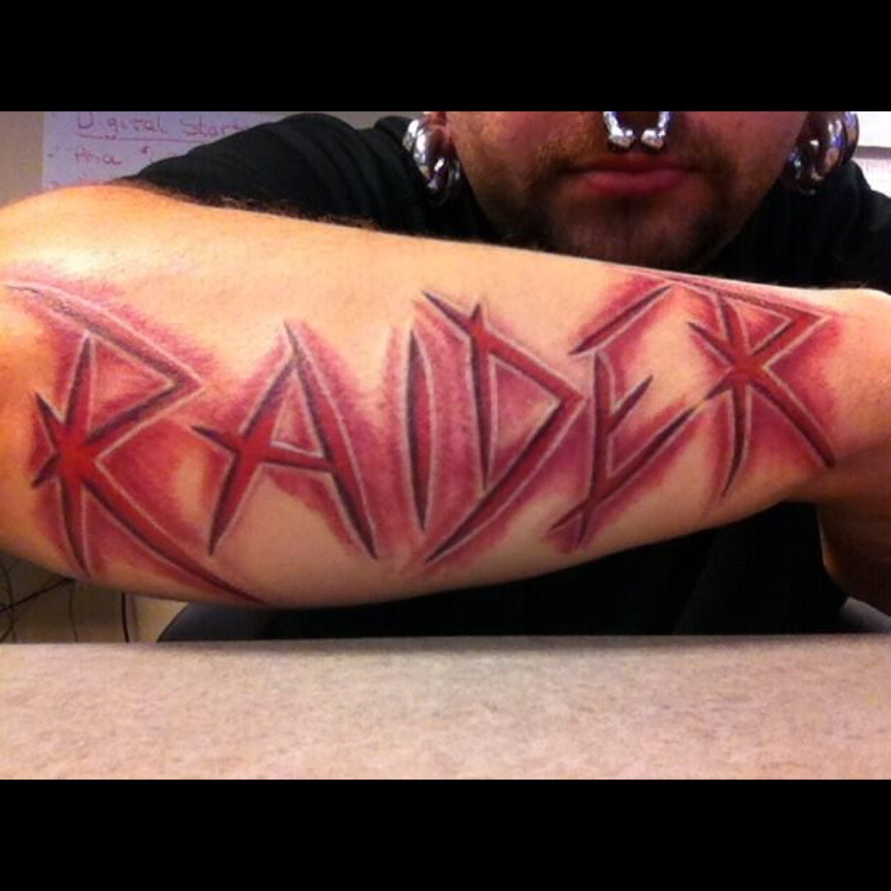 SERIAL KILLER FOR MY RAIDER NATION,TATTOO ARTIST AND SLAM POET! FAMILY ALWAYS #1, NO EXCEPTIONS! KILLA CALI HOOD RAISED, SEATTLE LIVIN! POET1 IS THE NAME