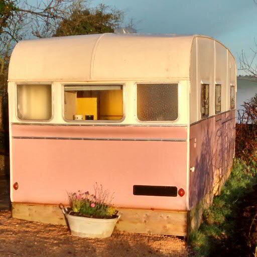 Two private rural farm caravans near Bridport. With a great pub just down the lane & dogs welcome too!