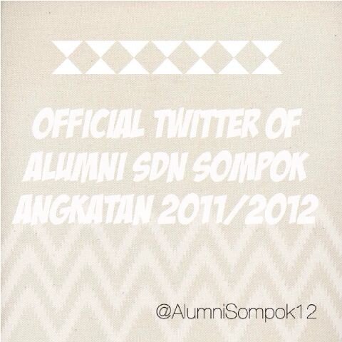 Official Account of Alumni SDN Sompok 11/12