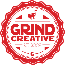 GrindCreative's profile picture. WITH PASSION, ORIGINALITY AND OUR PROVEN STYLE OF CREATIVE WIZARDRY, WE MANUFACTURE THE KIND OF AWESOMENESS THAT MAKES YOUR BUSINESS SHINE.