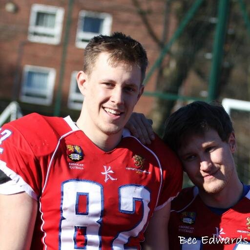 Fan of the Houston Texans and American football, I play WR for the Birmingham Lions university American football team.