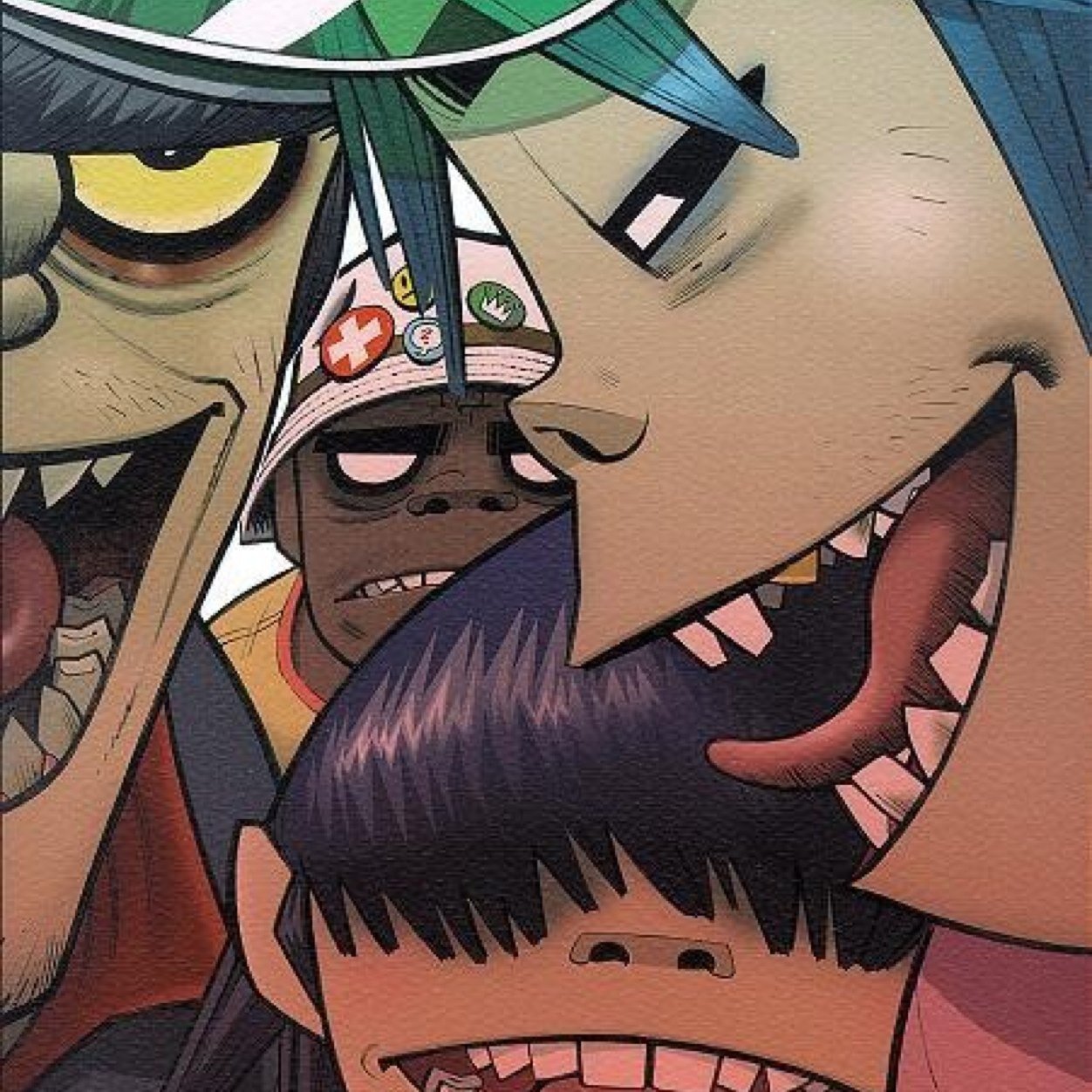 Ayee, This is a fanpage of Gorillaz ❤️ Please follow for daily pics and news, Thanks
