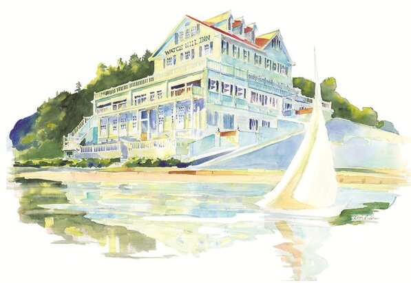 WatchHillInn's profile picture. Classic coastal meets contemporary. Ocean House Villa Property. 2015 Condé Nast Gold List winner. #WatchHillInn