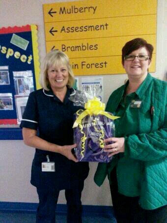 Hi my name is Sharon, i work as the Community Champion at Morrison's in Cheadle Heath,