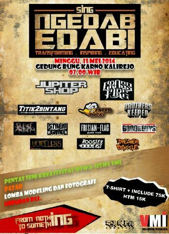 Festival Seni Budaya dan Ulang Tahun SMK Visi Media Indonesia | Lomba Modelling dan Fotografi | 9 November 2014 | CP : rizka (085727802031) esti (085713384313)