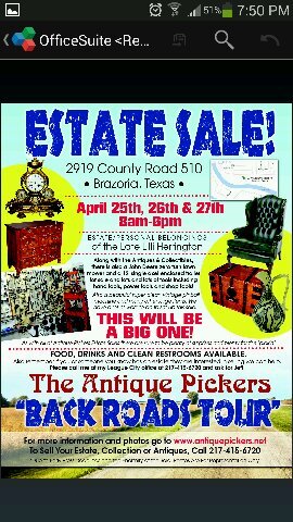 Welcome to the “Antique Pickers Back Roads Tour AND Estate Sales.” We travel the countryside in search of America’s treasures.