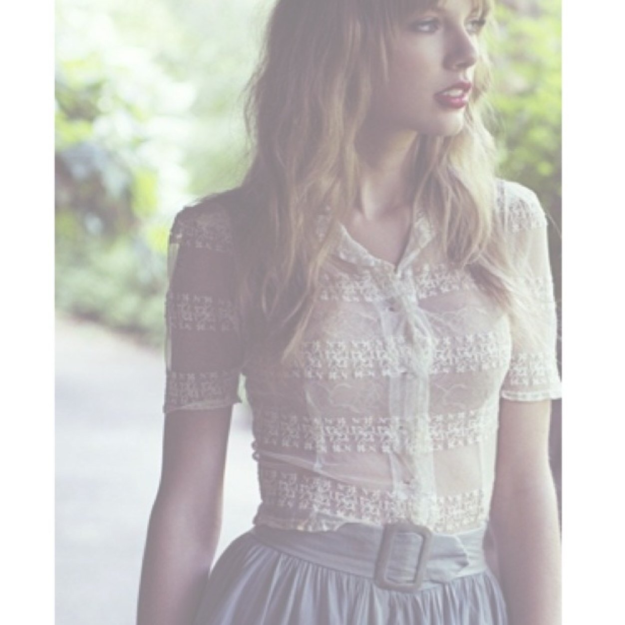 I like floral print and lace