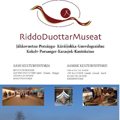RiddoDMuseat's profile picture. SAMISK KULTURHISTORIE

FRA KYST TIL VIDDE

TRE KULTURER Samisk - Kvensk - Norsk

KUNST OG DUODJI

KRIGSHISTORIE

Åpen hver dag fra 09:00 til 18:00