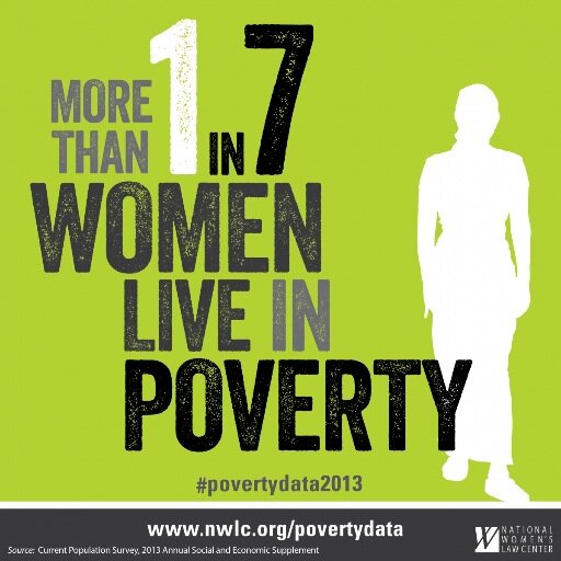 Raising awareness about women in poverty