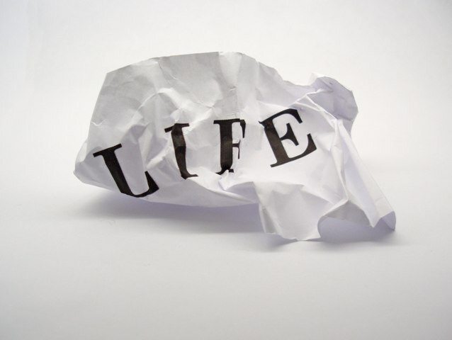 People spend to much time thinking about life, and not enough time living it.