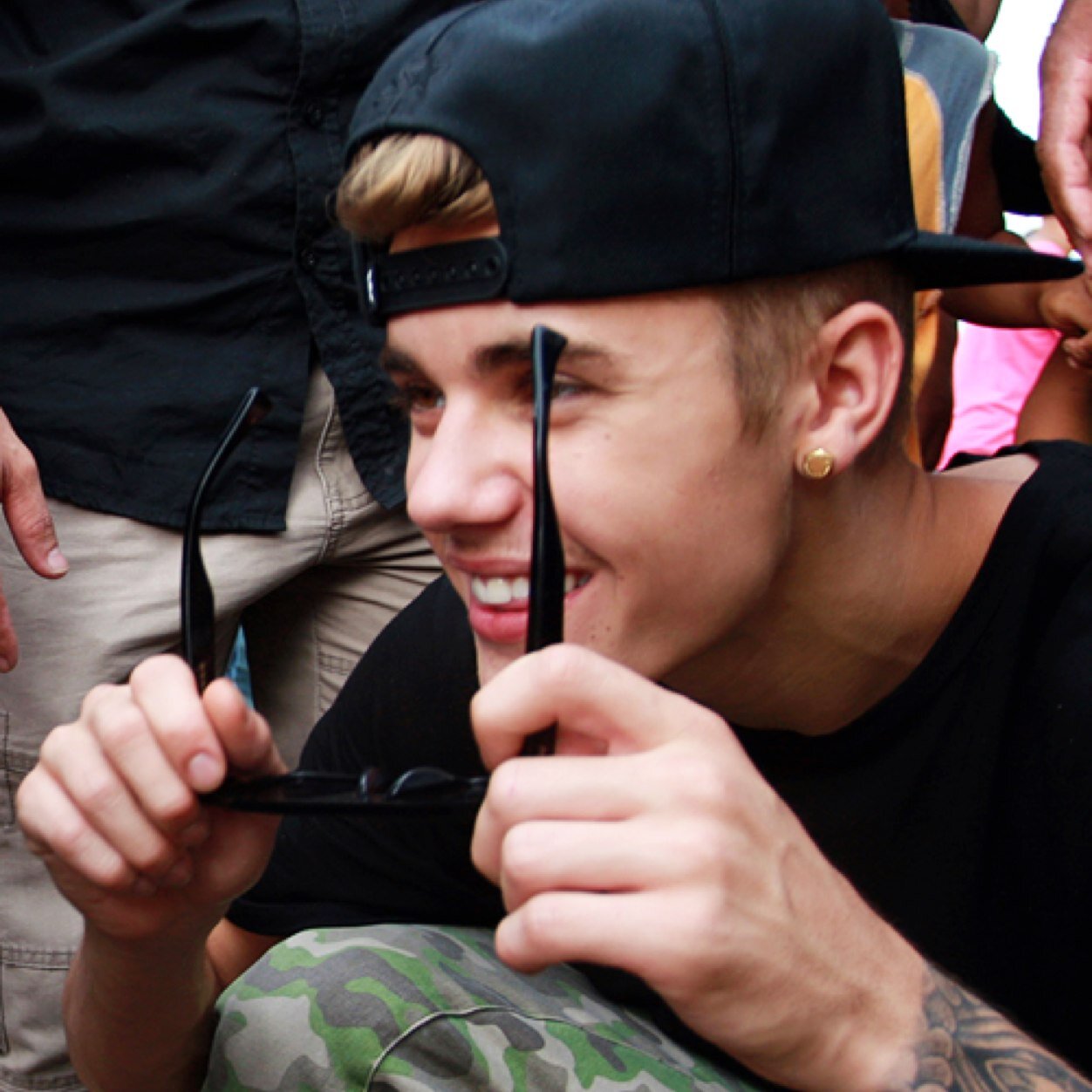 Saw Justin at Tampa 93.3FLZ iHeartRadio Jingle Ball 2012. ❤️