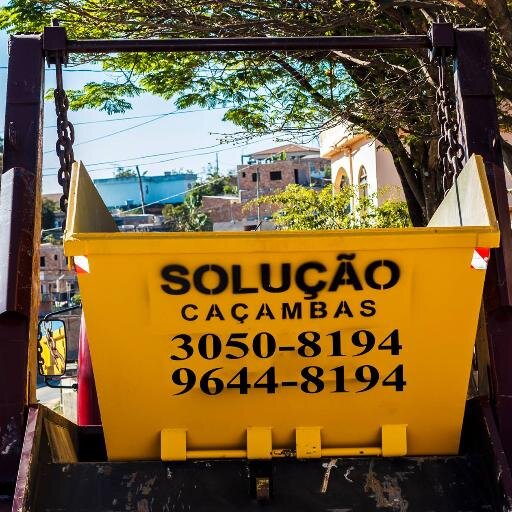 Locamos caçambas estacionárias para coletas de resíduos sólidos de construções, terra, entulhos, tijolos, pedras, concreto, cerâmicas, etc.