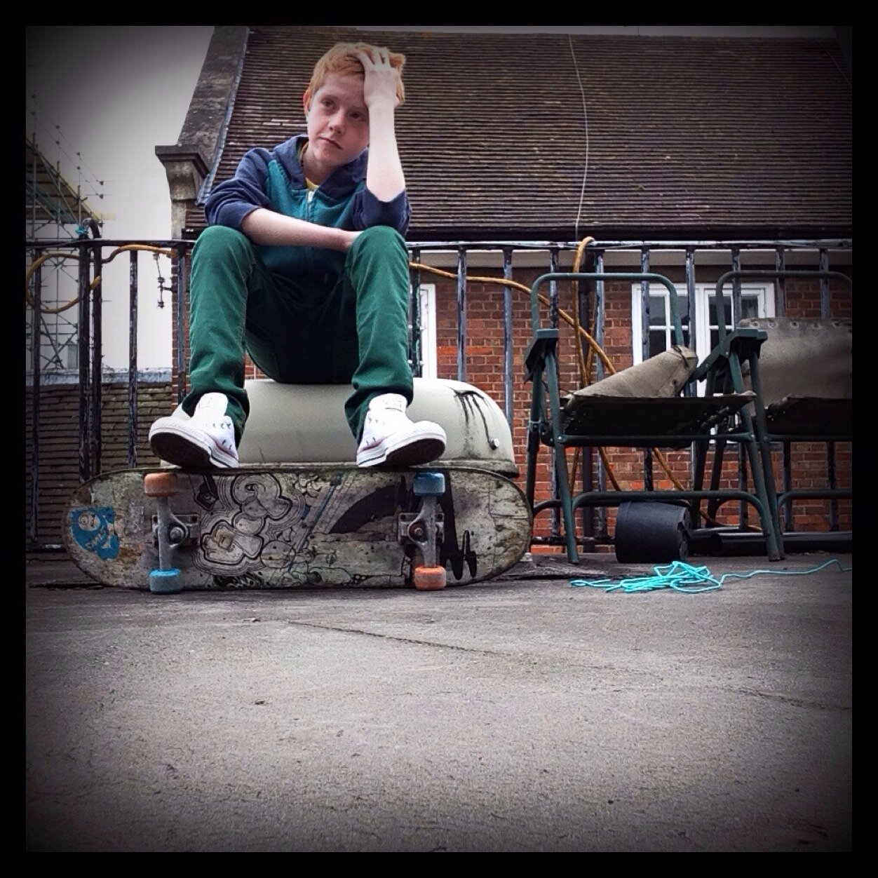 12. I get knocked down, but I'll get up again. 18/11/01. Who needs friends?  follow me on instagram: cookiedoughjames