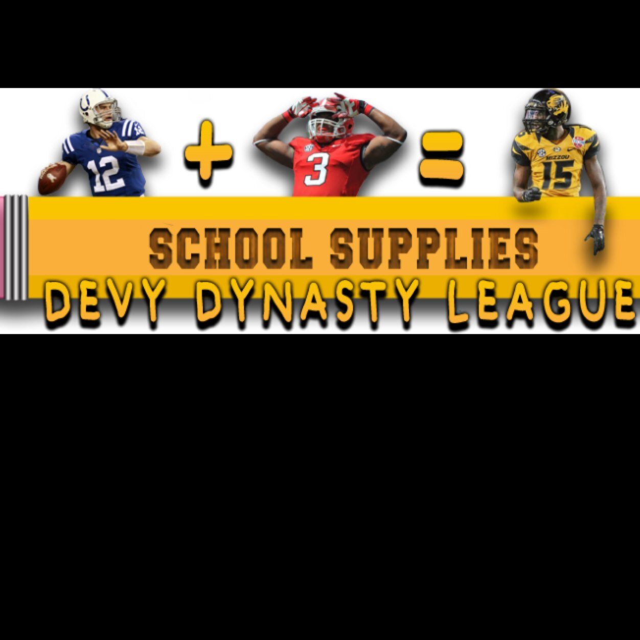 SSDevyDynasty's profile picture. School Supplies Devy Dynasty. Site Graphics by @FantasyGopher. 2014 Champion @FFAaroneous, 2015 Champion @FantasyGopher, 2016 Champion Kent Mcquain